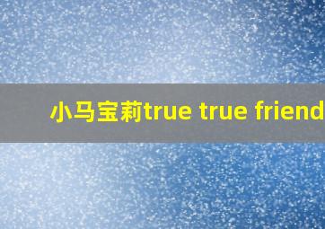 小马宝莉true true friend